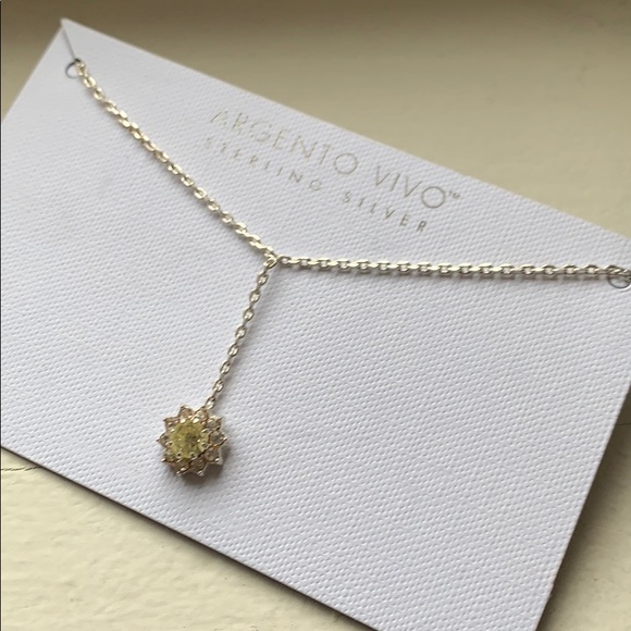 NWT Argentine Vivo sterling silver gem necklace - Picture 1 of 3